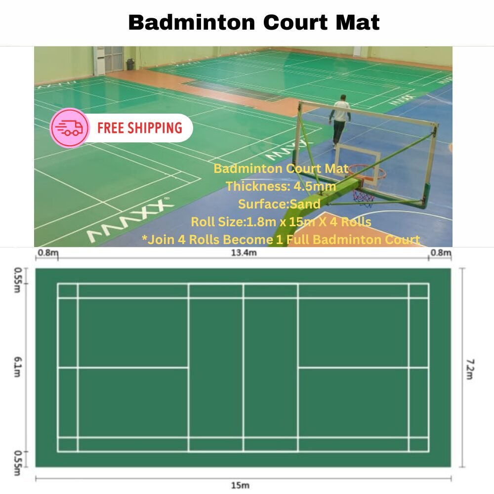 Maxx Badminton Sport floor / BWF badminton Approved court floor / Badminton Floor Mats Maxx Badminton Sport floor / BWF badminton Approved court floor / Badminton Floor Mats