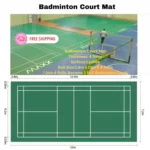 Maxx Badminton Sport floor / BWF badminton Approved court floor / Badminton Floor Mats - Image 4