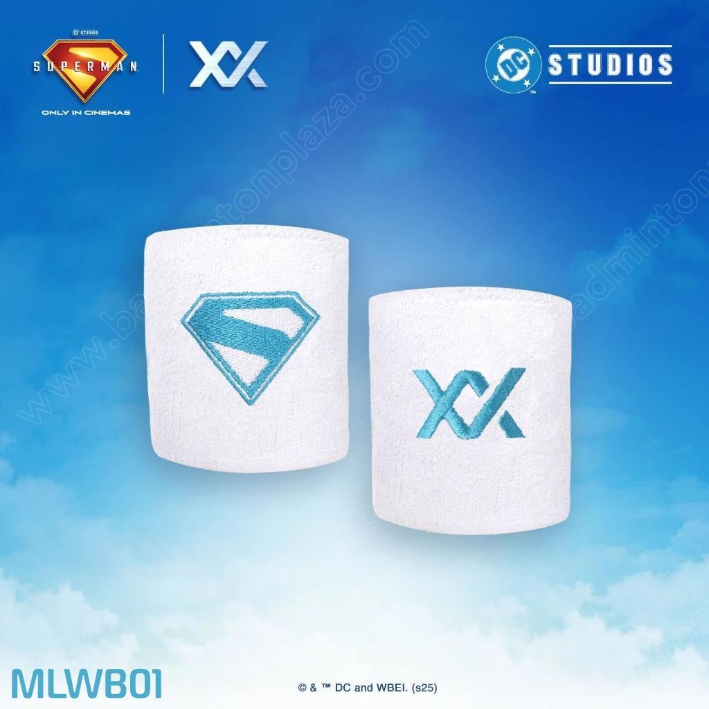 MLWB01-A MAXX SUPERMAN Wrist Band White (MLWB01) - Image 1