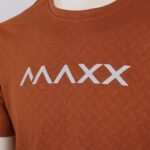 MAXX MXFT115 Sport Shirt Rush Brown Quick Dry, Lightweight Activewear T-Shirt - Image 2