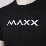 MAXX MXFT115 Sport Shirt Black for Quick Dry, Lightweight Activewear T-Shirt - Image 2
