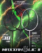 MAXXAHOLIC II Badminton Racket Higher 38 lbs Support - Image 2